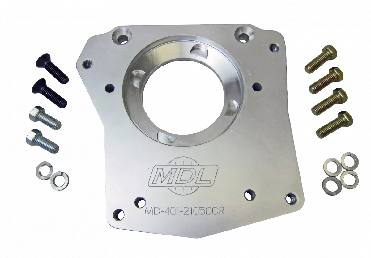 Ford Y-Block to 83-93 T5 Adapter Plate | 5 Degree CCW Rotation
